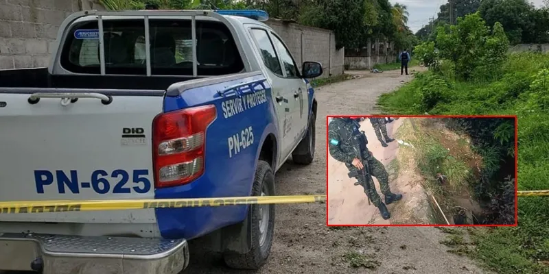 Hallan cuerpo en estado putrefacto en quebrada de colonia Nueva Suyapa