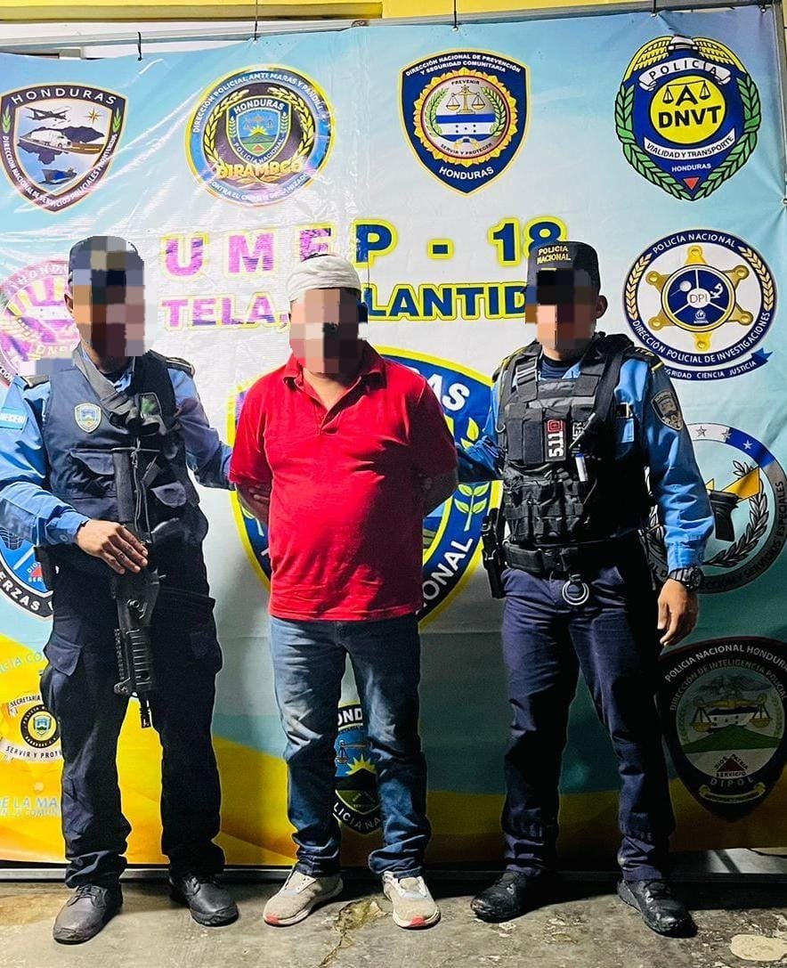 Padrastro de 58 años es detenido en Tela por agresiones sexuales contra su hijastra menor de edad
