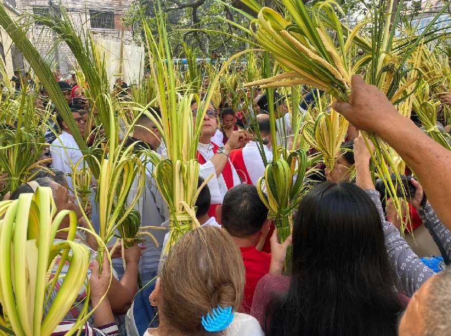 Feligreses celebran con fe y renovación el Domingo de Ramos en Tegucigalpa