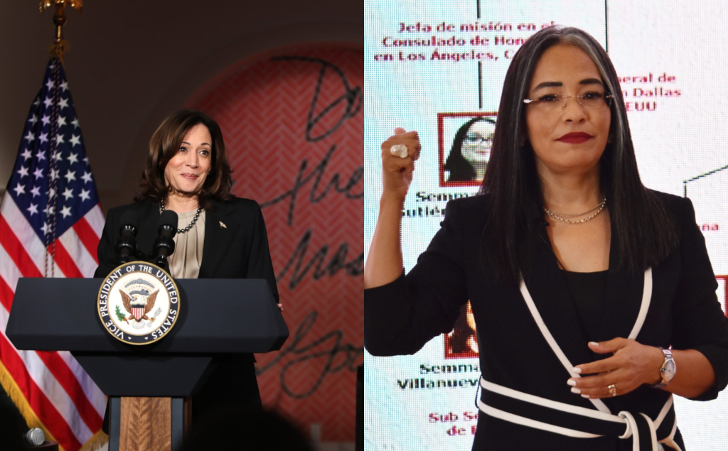 Encuentro entre Castellanos y Kamala Harris fue en su rol de titular del CNA, confirma embajada