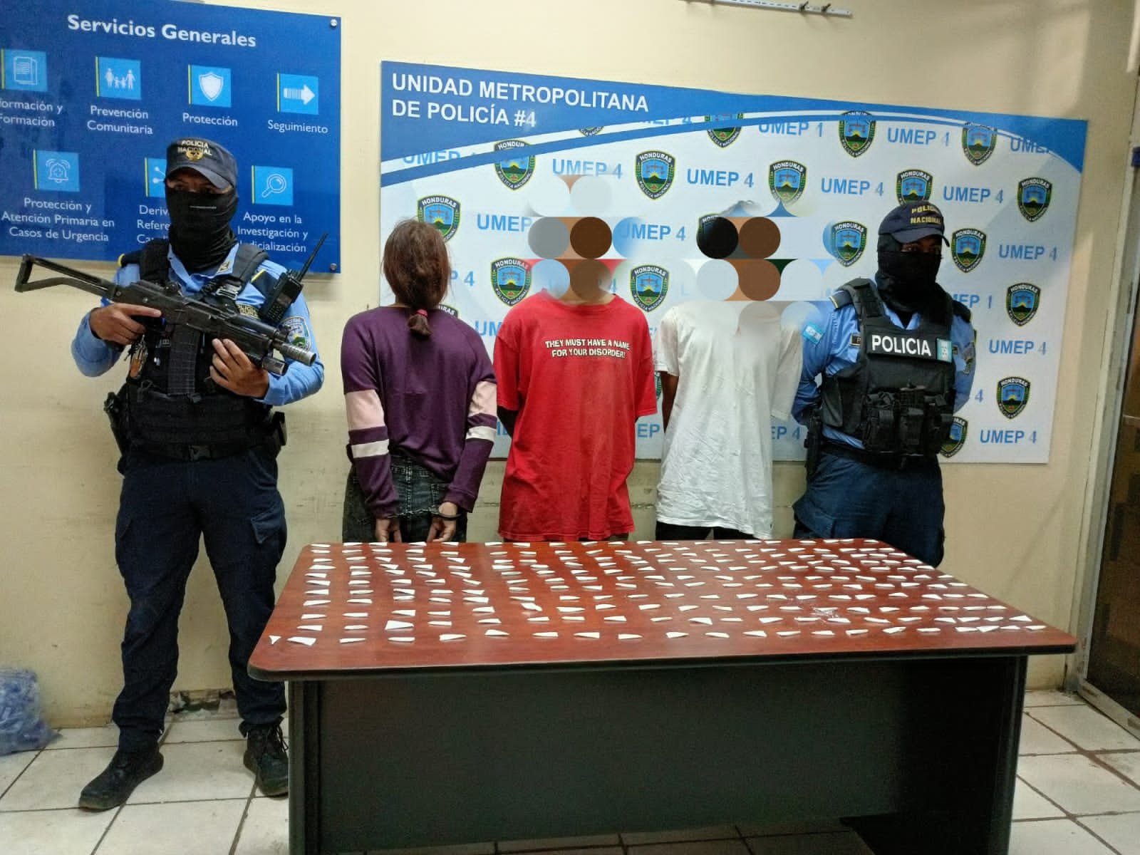 Policía desarticula banda criminal “Los Browny” en posesión de 225 envoltorios de cocaína