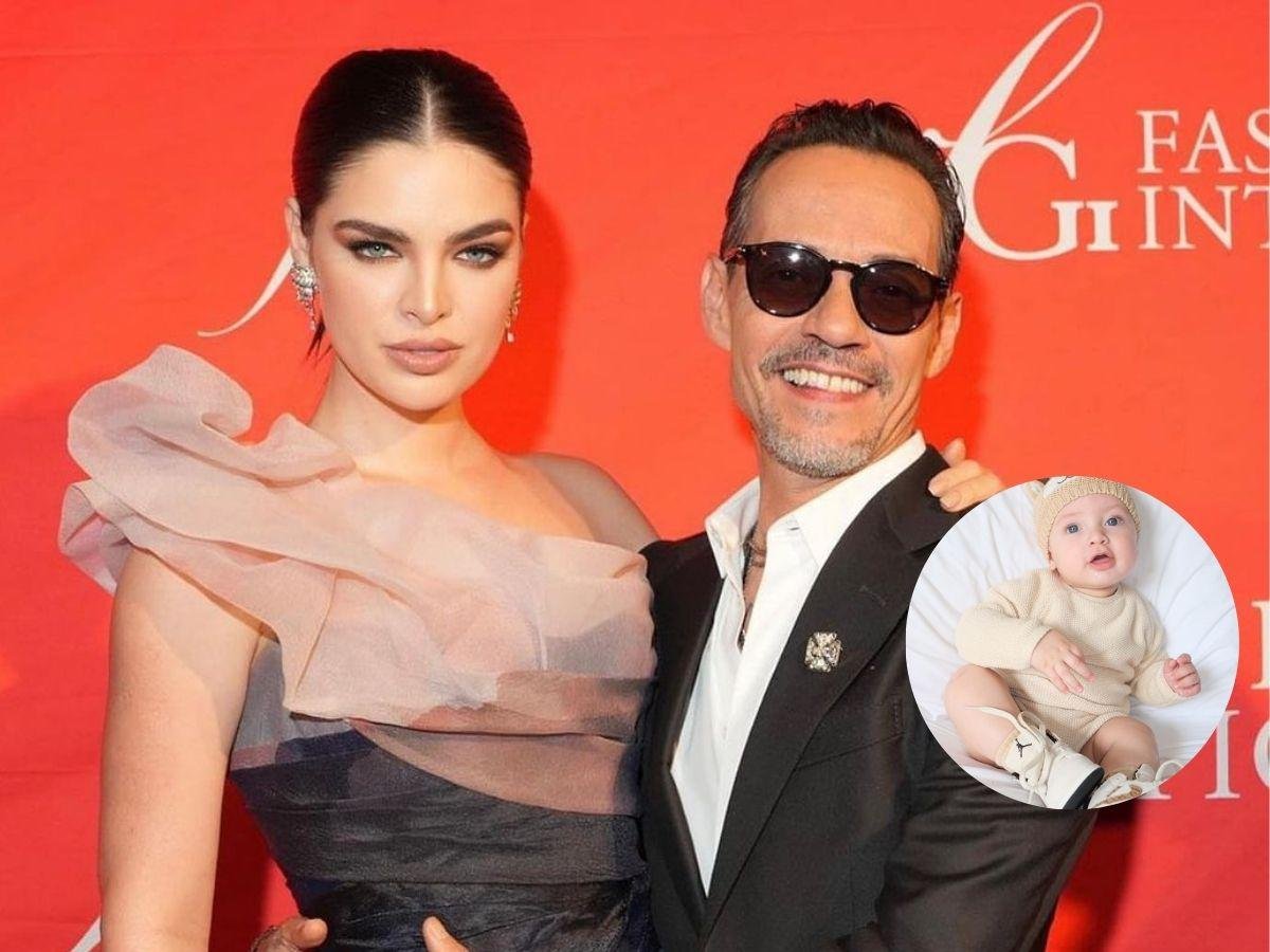 Marc Anthony y Nadia Ferreira muestran a su hijo por primera vez