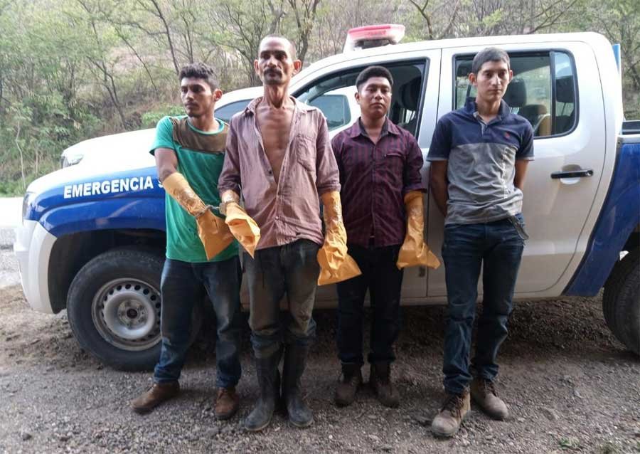 Capturan a cuatro presuntos hechores de masacre en Lempira
