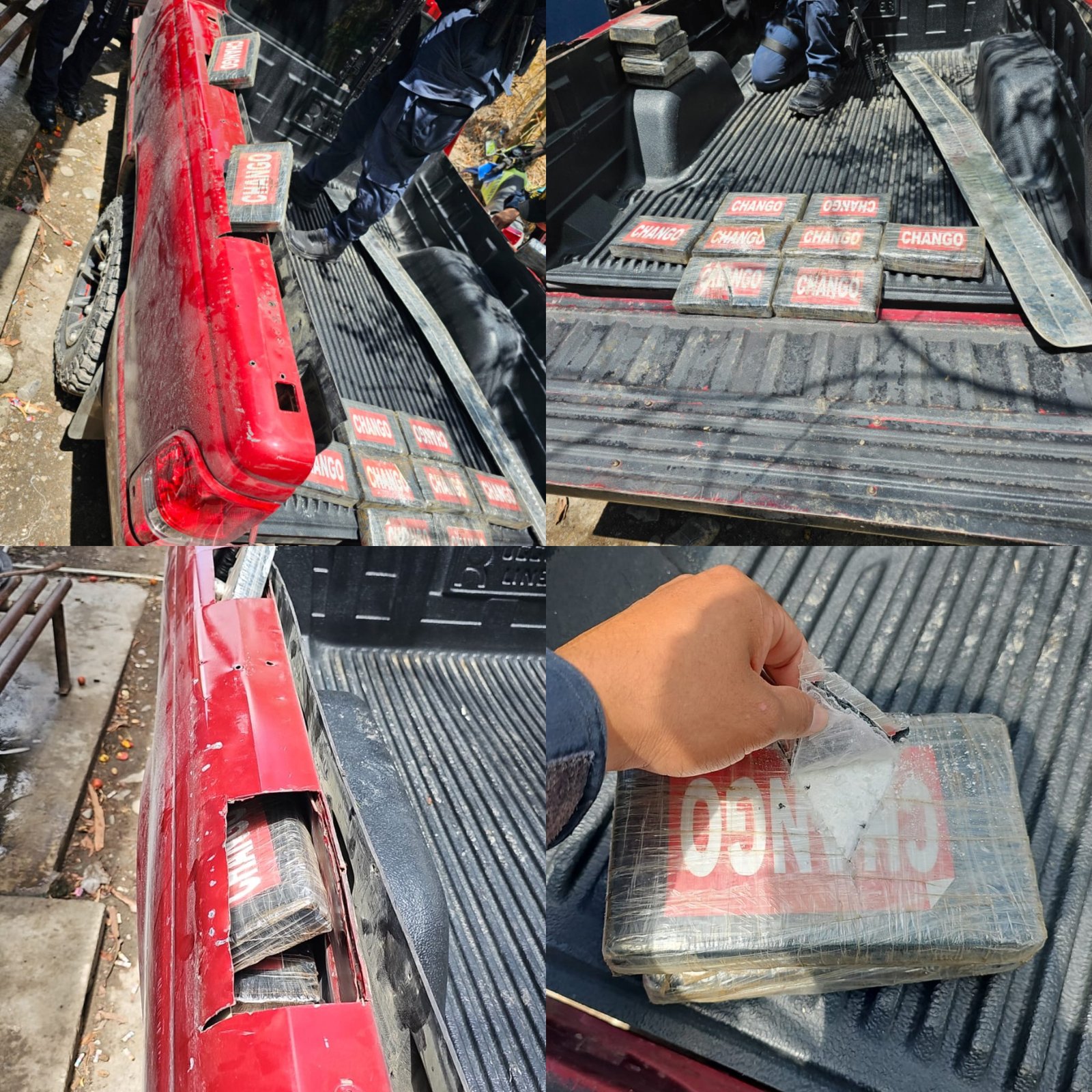 Policía de Frontera arresta sujeto con varios paquetes de clorhídrato de cocaína