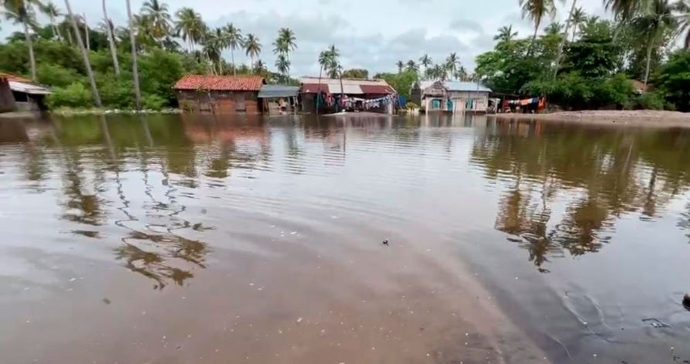 Intensas lluvias en Choluteca dejan dañadas a más de 2,600 familias afectadas y unos 177 damnificados