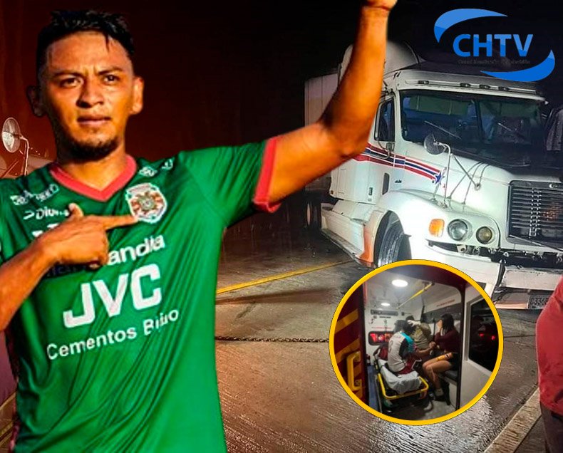 Alexy Vega sufrió aparatoso accidente de tránsito y queda herido