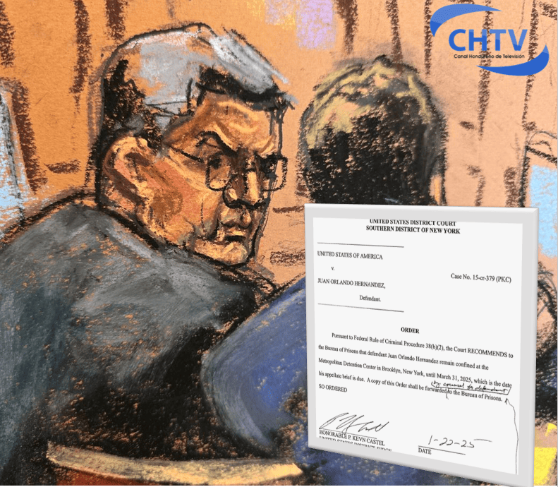 Juez ordena que JOH permanezca en prisión de Nueva York 