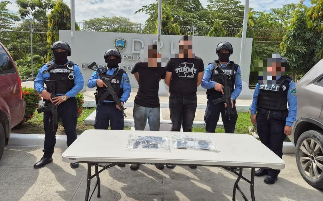 DPI libera a víctima de secuestro y arresta a sospechosos en San Pedro Sula