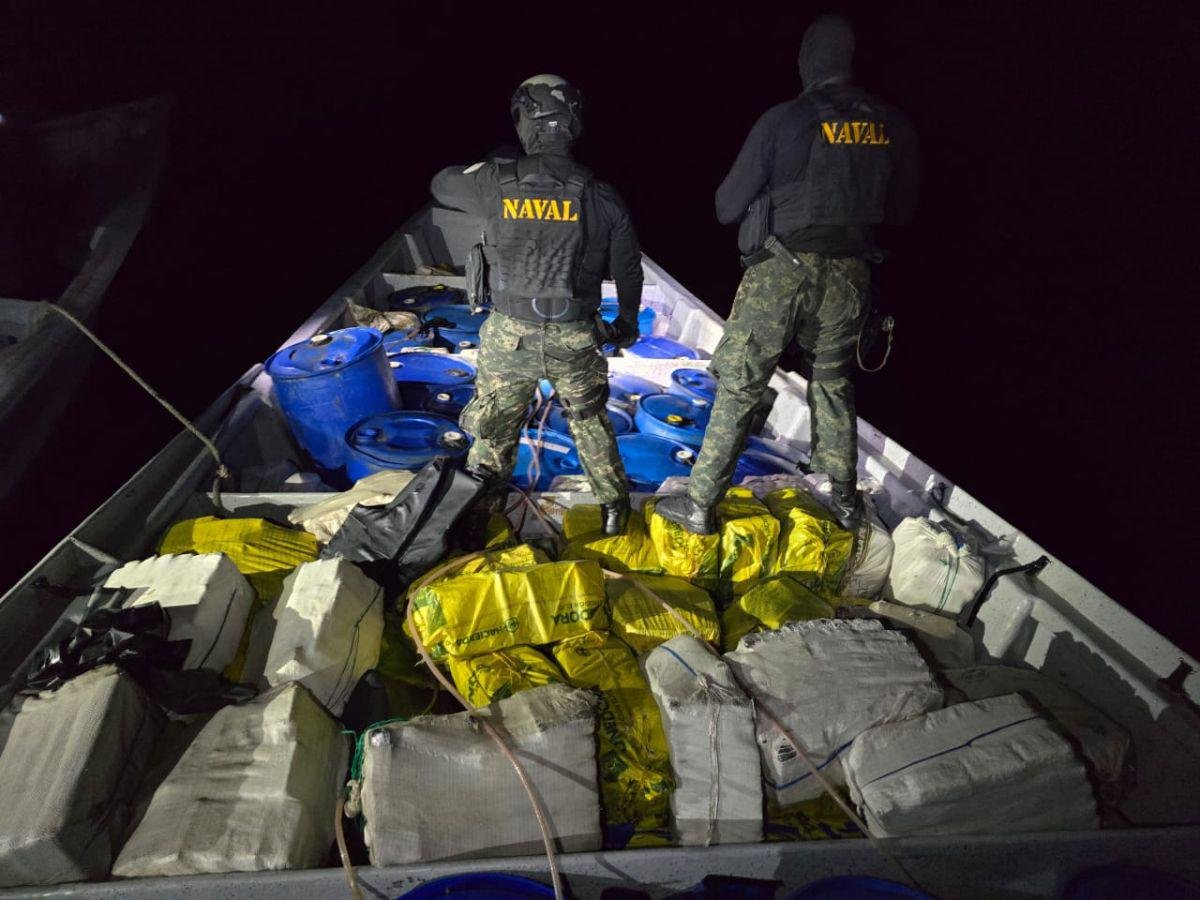 Detención judicial a supuesto receptor de cocaína colombiana que llega La Mosquitia e Islas de La Bahía
