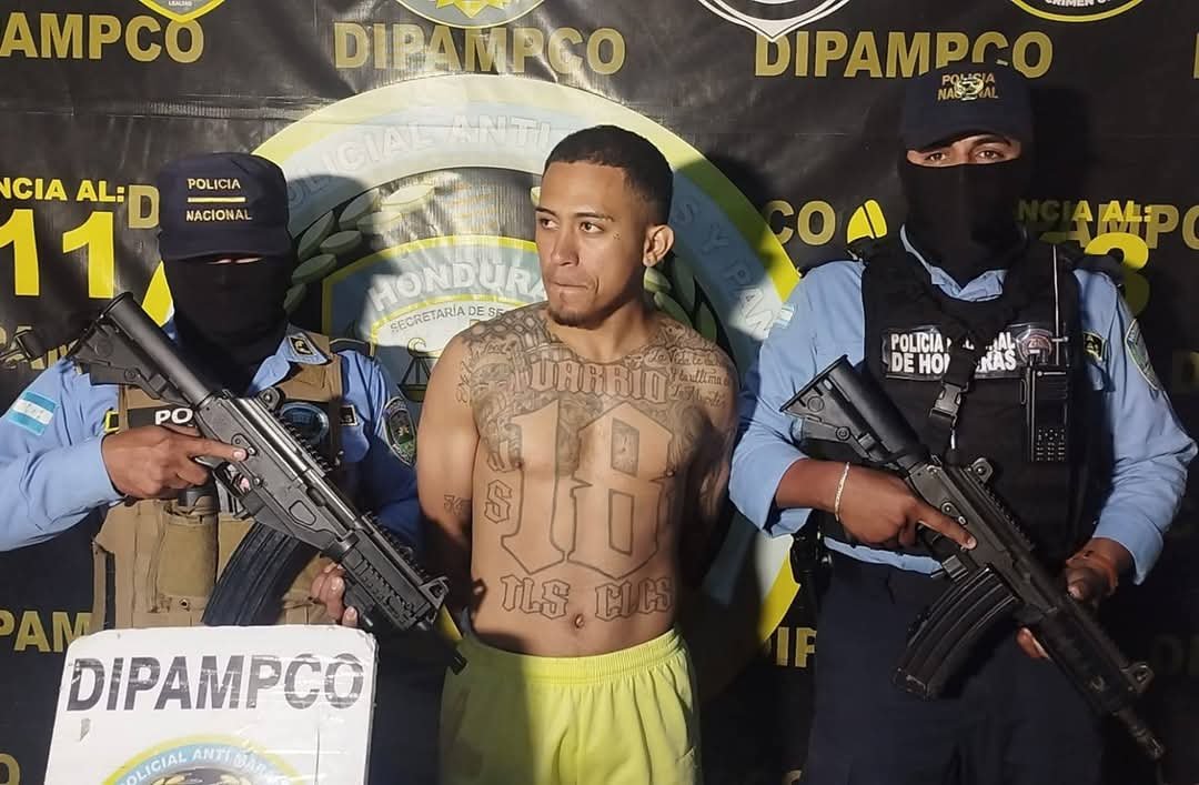 DIPAMPCO captura a cabecilla de la Pandilla 18 investigado por múltiples delitos de alto impacto