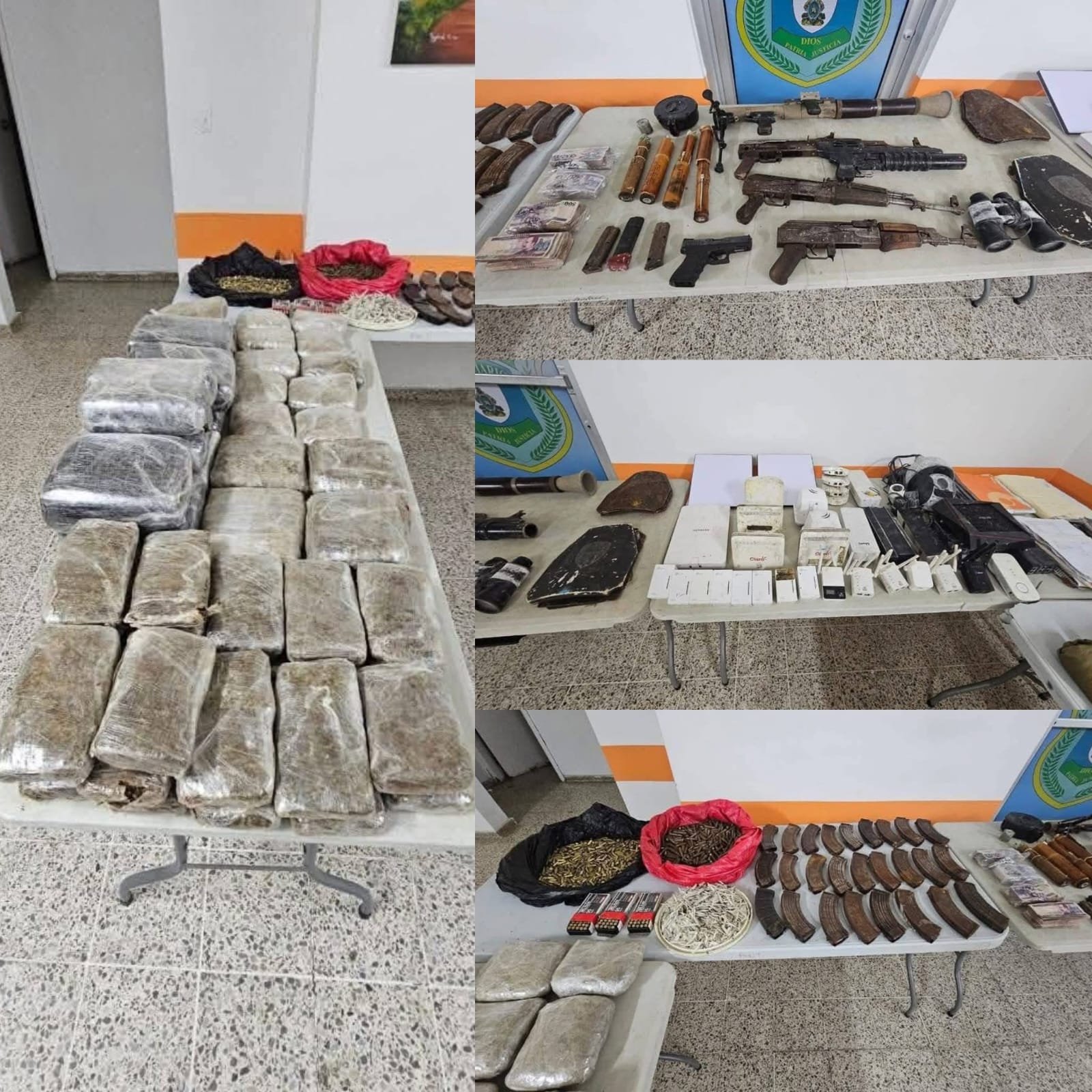 Armas antitanques, drogas y L.400 mil descubren en caleta en módulo penitenciario de Támara