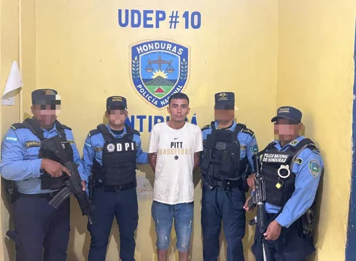 Cae en Intibucá peligroso gatillero de la MS-13 de origen salvadoreño