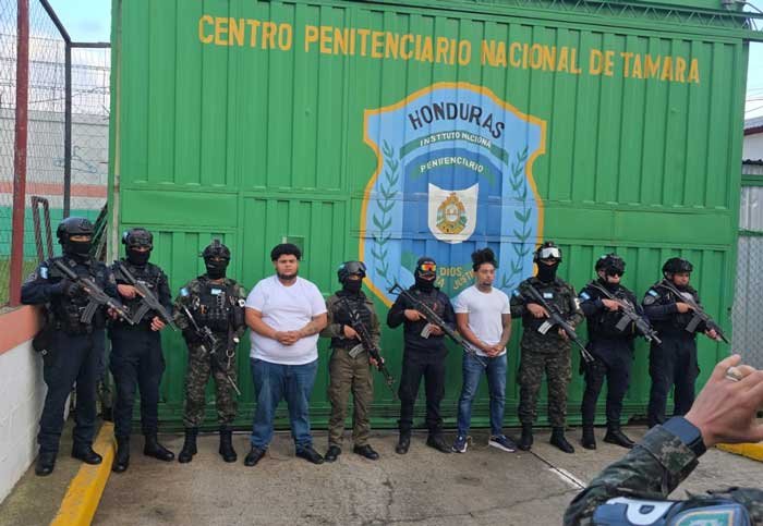 Honduras extradita hoy a dos connacionales solicitados por EEUU
