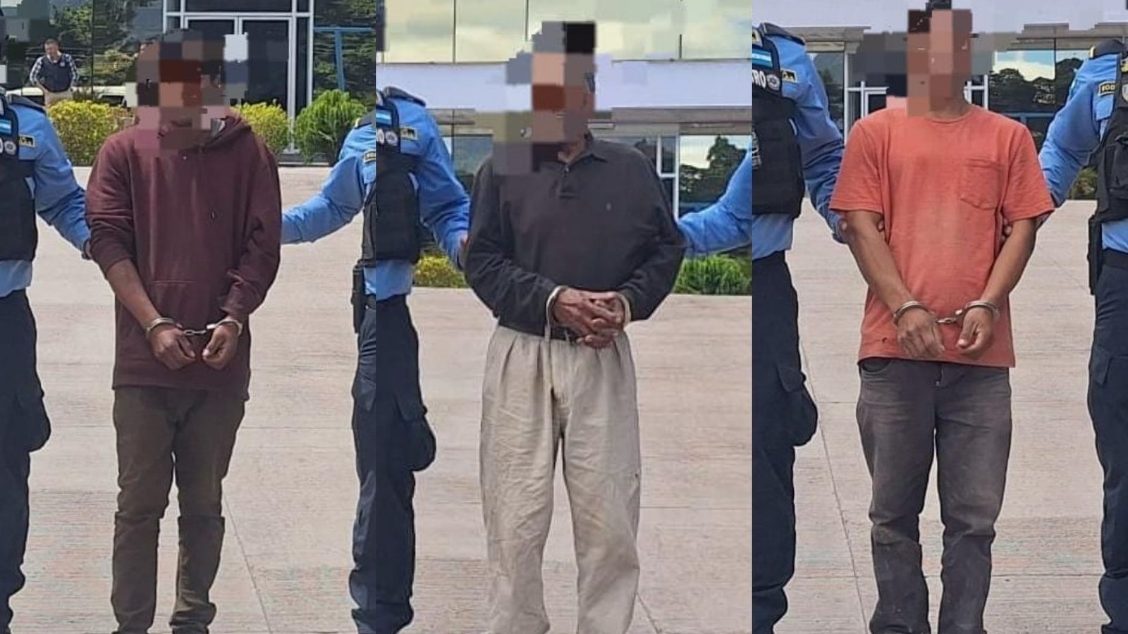 DPI captura a tres hombres por supuestas agresiones sexuales en perjuicio de una menor de edad en Sabanagrande, F.M