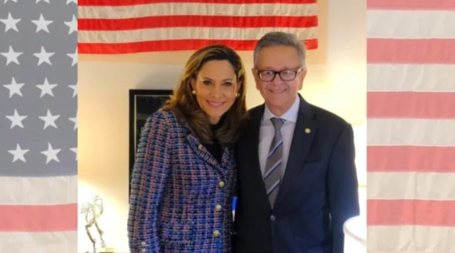 Congresista María Elvira Salazar fortalece diálogo con embajador de Honduras en EEUU
