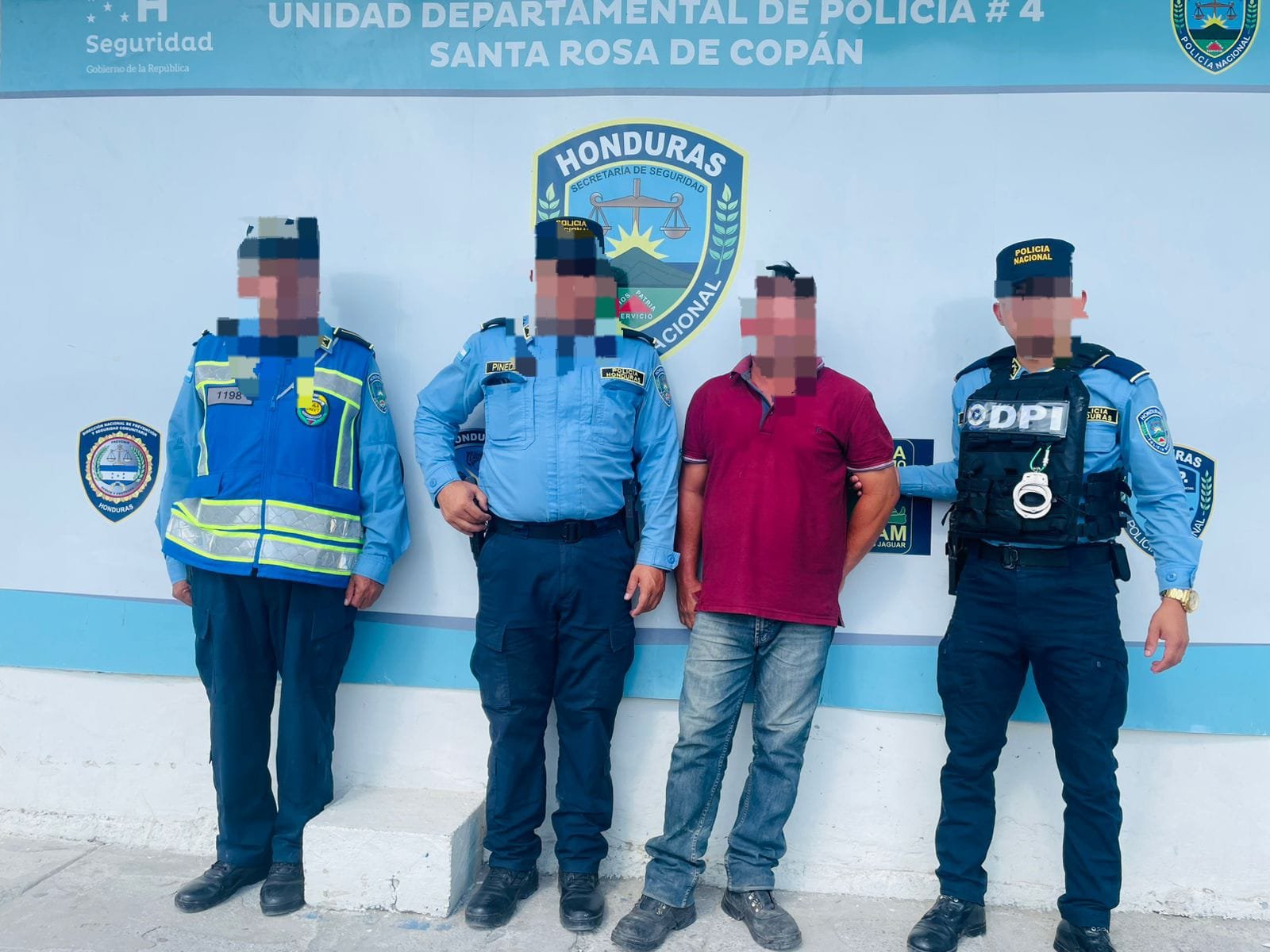 Detienen a hombre en Copán por presunta explotación ilegal de madera y decomiso de arma de fuego