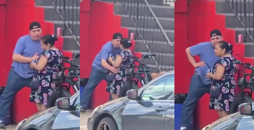 Joven se vuelve viral tras protagonizar inesperado momento con una mujer en la calle