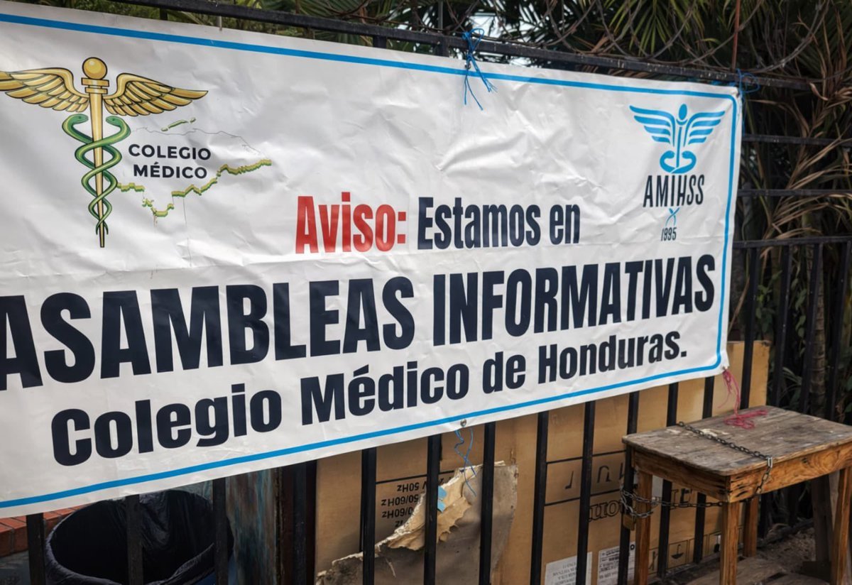 Colegio Médico de Honduras convoca asamblea extraordinaria a partir de hoy tras incumplimiento de pago de salarios