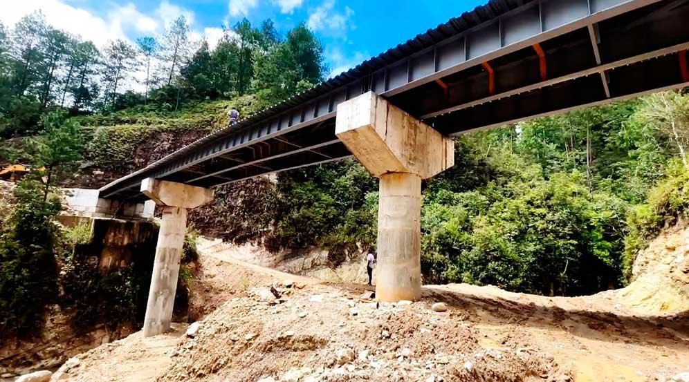 Avanza hacia su etapa final el puente que transformará la conectividad de San Francisco de Opalaca y beneficiará a miles de habitantes