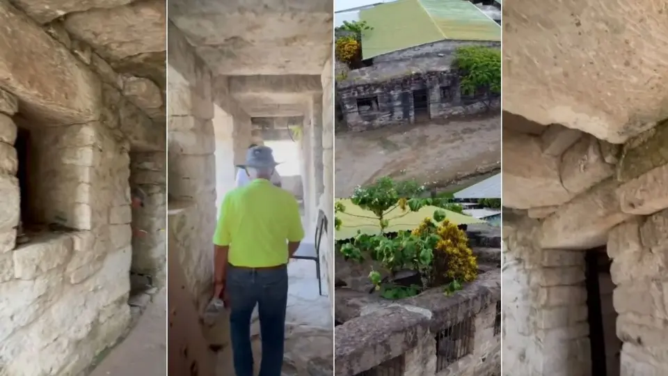 La casa de piedra que desafía el tiempo: 25 años de construcción artesanal en Naco, Cortés