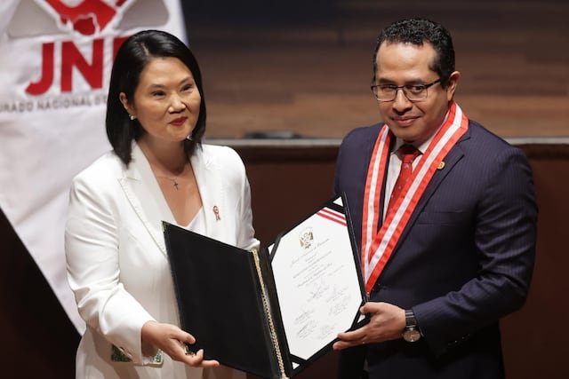 Perú: Keiko Fujimori es acreditada como presidenta electa para el periodo 2026-2031
