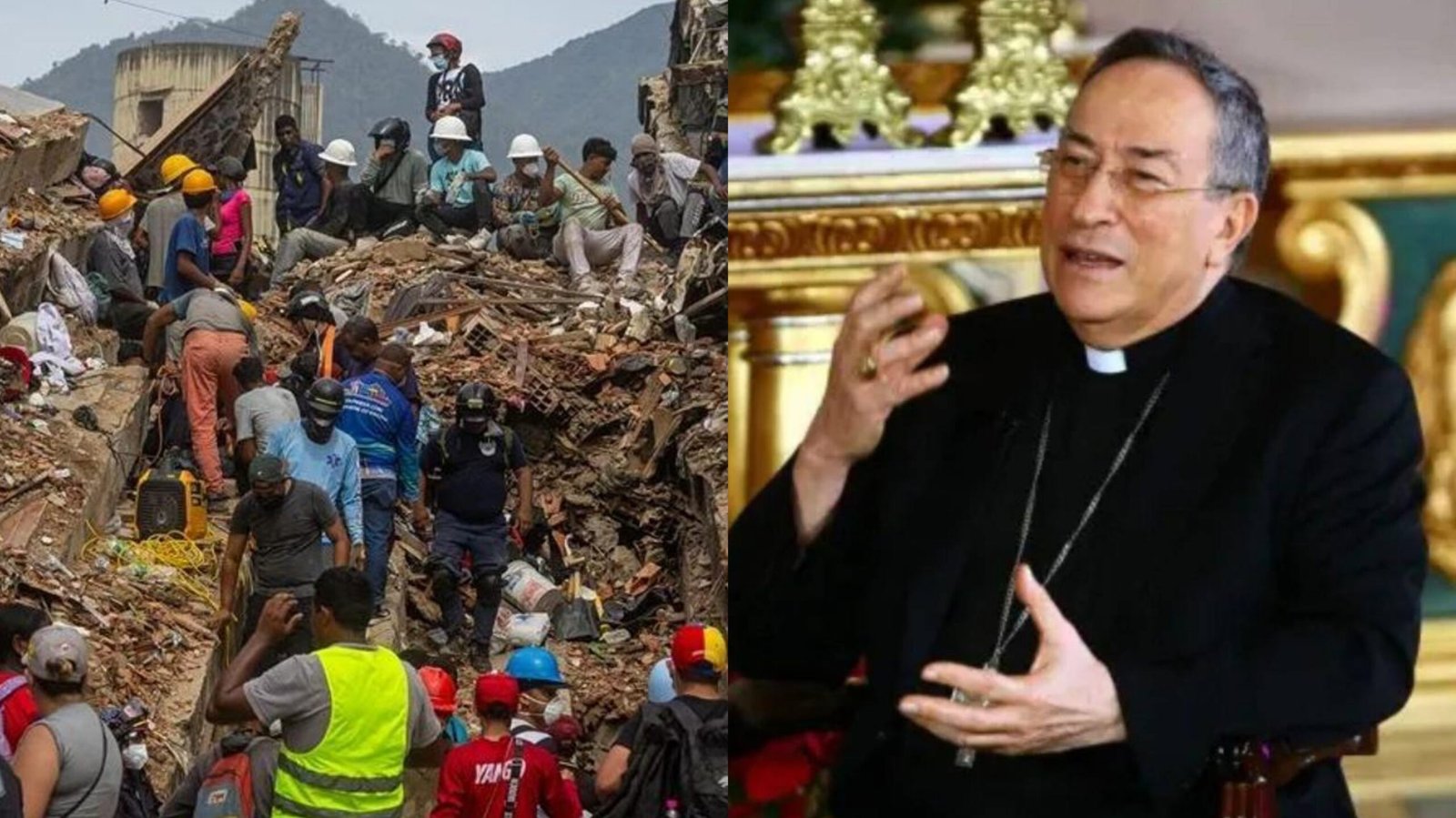 Cardenal Rodríguez llama a solidaridad con Venezuela tras terremotos