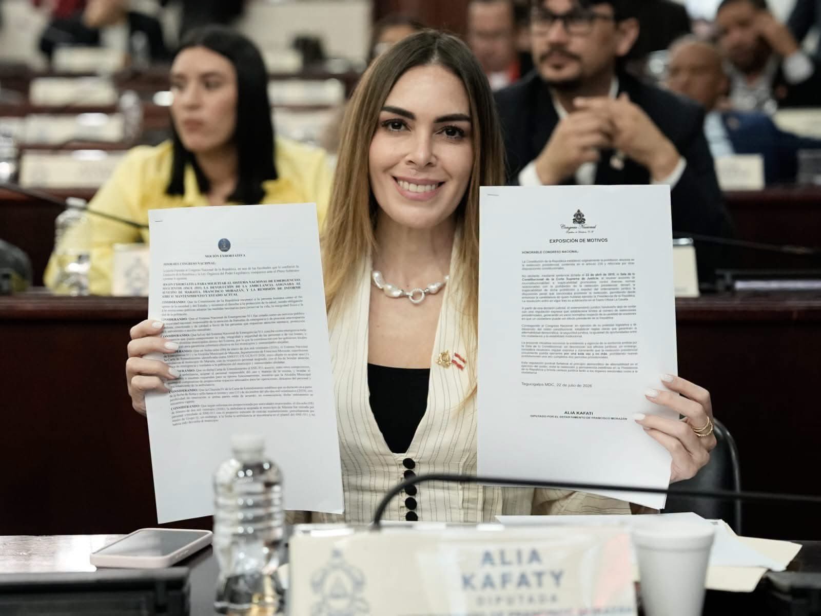 Alia Kafati retirará proyecto sobre la reelección y reafirma que es ilegal